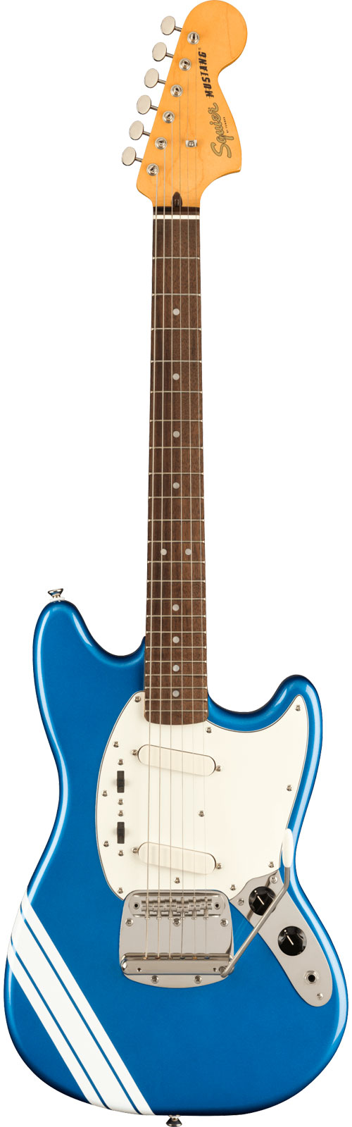 SQUIER MUSTANG '60S CLASSIC VIBE COMPETITION FSR LRL LAKE PLACID BLUE WITH OLYMPIC WHITE STRIPES