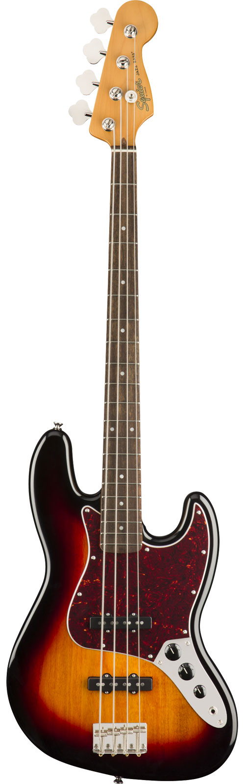 SQUIER Jazz Bass 60S Classic Vibe Lrl 3-Color Sunburst