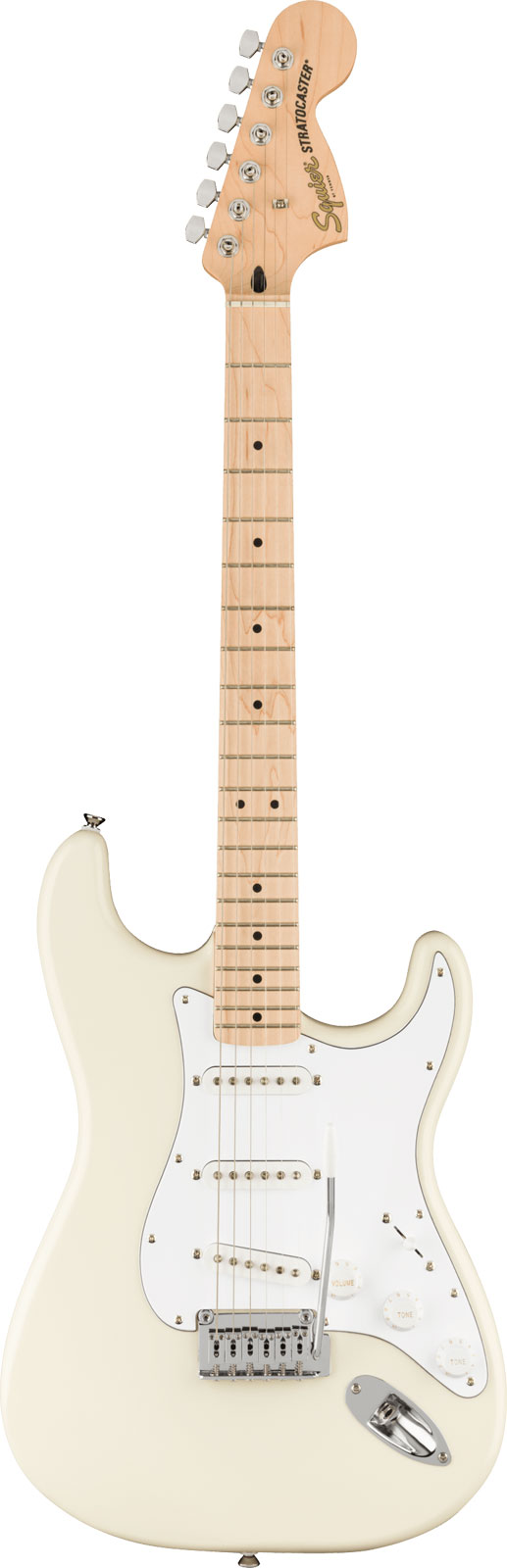 SQUIER Stratocaster Affinity Mn Olympic White