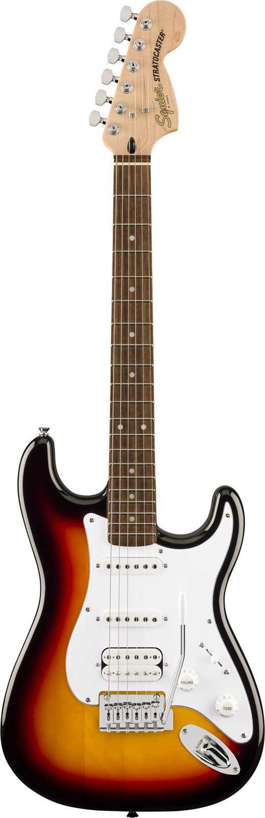 SQUIER Stratocaster Junior Affinity Hss Lrl 3-Color Sunburst