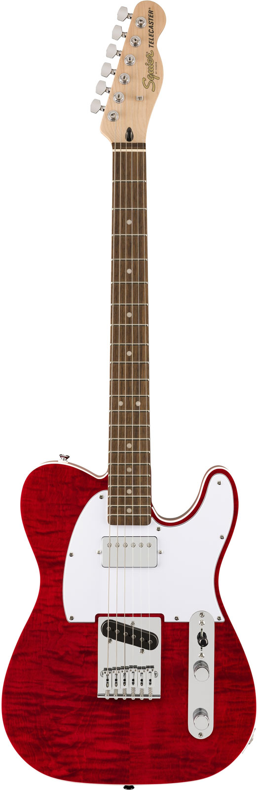 SQUIER Telecaster Affinity Fmt Sh Lrl Crimson Red Transparent