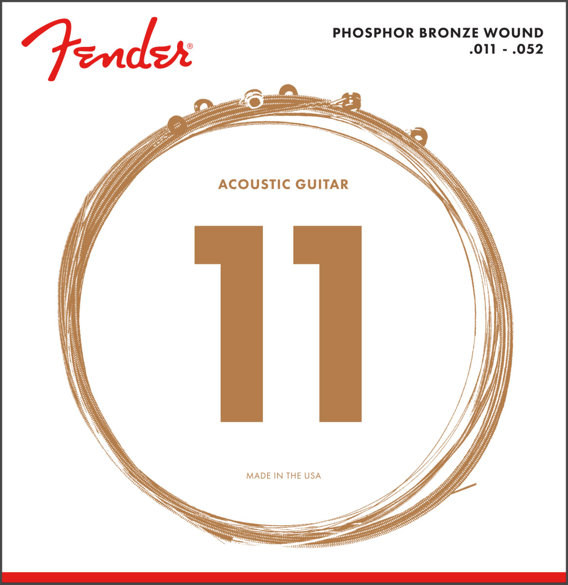 FENDER Phosphor Bronze Wound 11-52