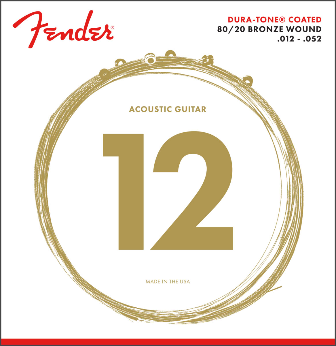 FENDER Dura-TONE 880L 80/20 COATED 12-52