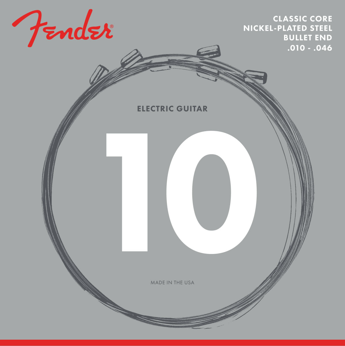 FENDER Classic Core Nickel-Plated Steel 10-46
