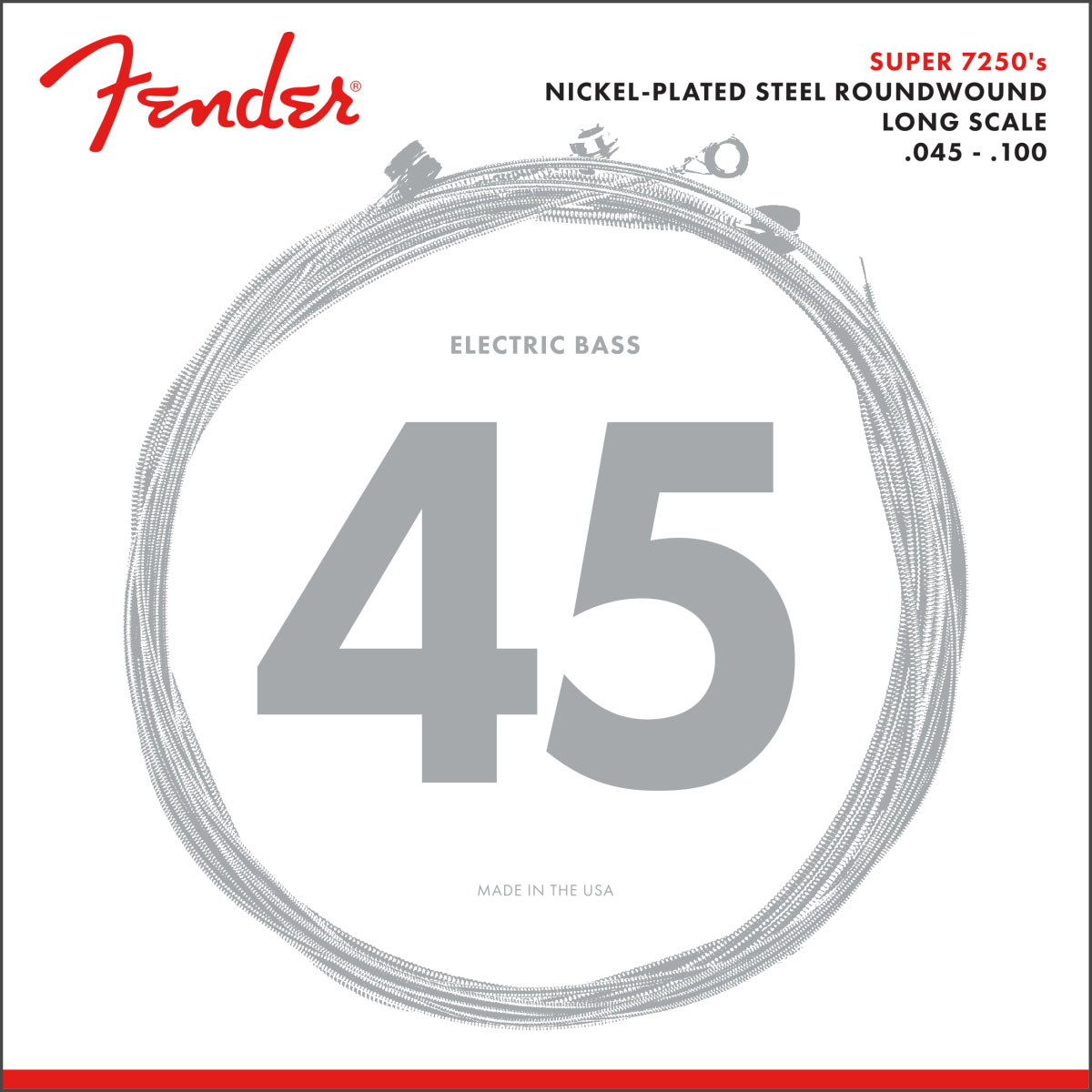 FENDER Super 7250ML Nickel LongScale 45-100