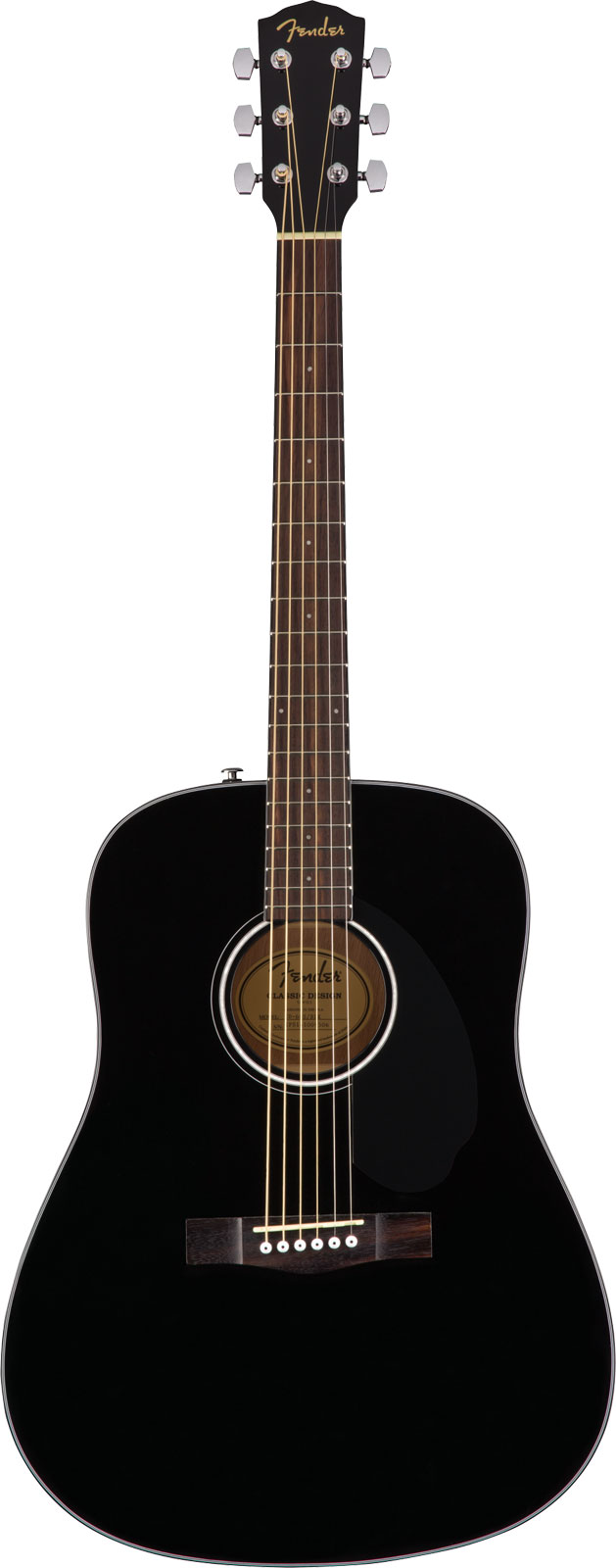 FENDER Dreadnought Classic Design WN Black