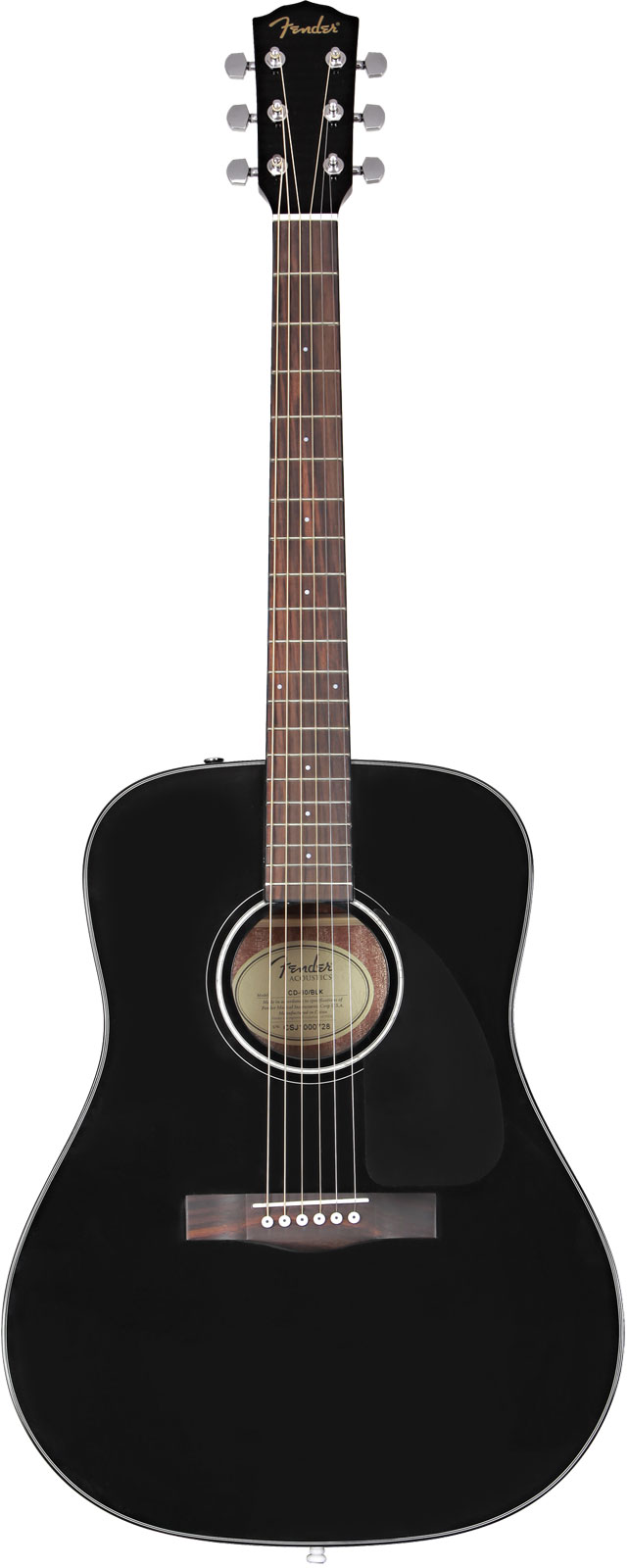 FENDER Cd-60 V3 Ds Dreadnought Wn Black