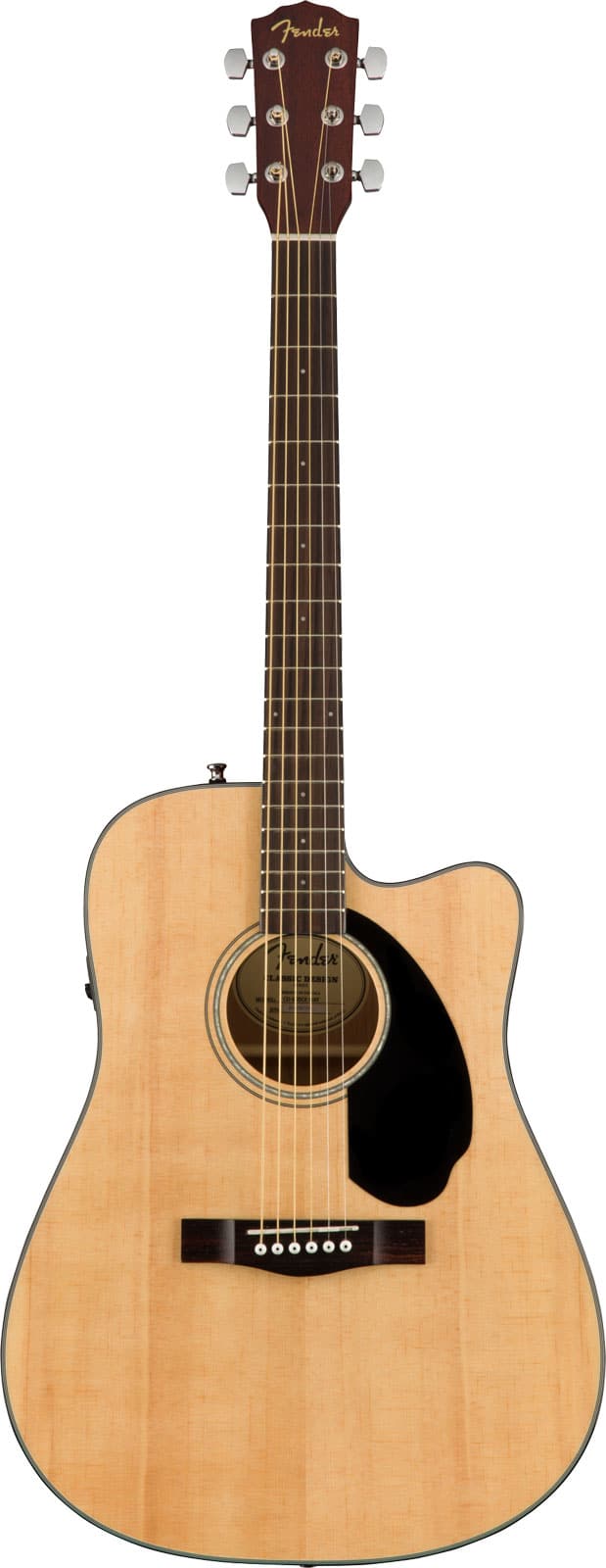 FENDER CD-60SCE DREADNOUGHT WLNT, NATURAL