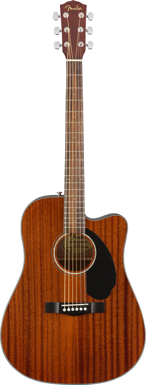 FENDER CD-60SCE DREADNOUGHT WLNT, ALL-MAHOGANY