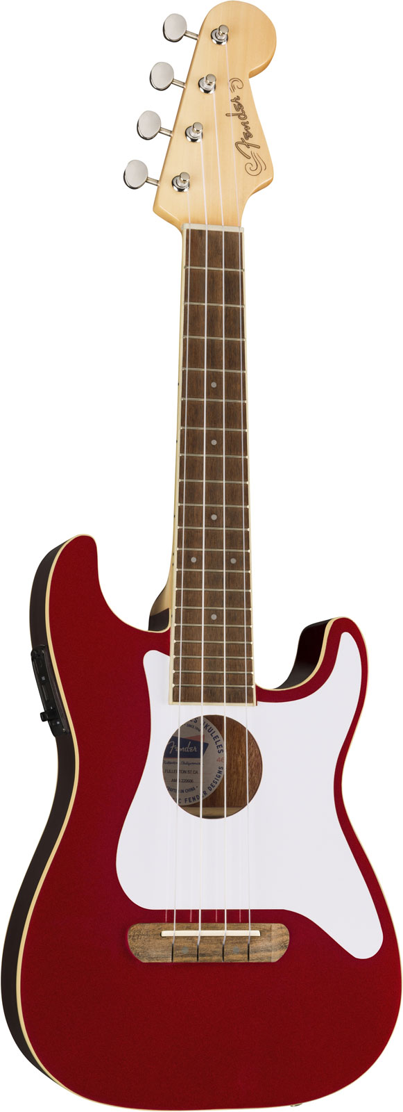 FENDER Stratocaster Fullerton Uke Wn Candy Apple Red