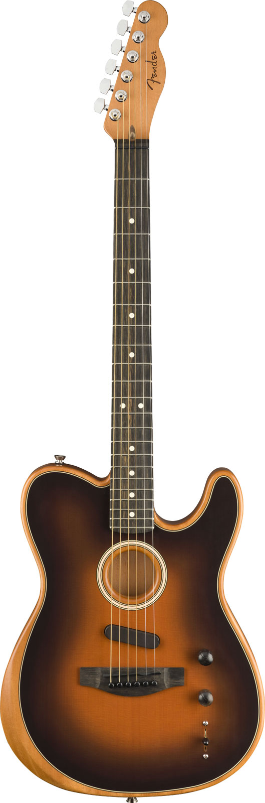 FENDER Telecaster American Acoustasonic Ebo Sunburst