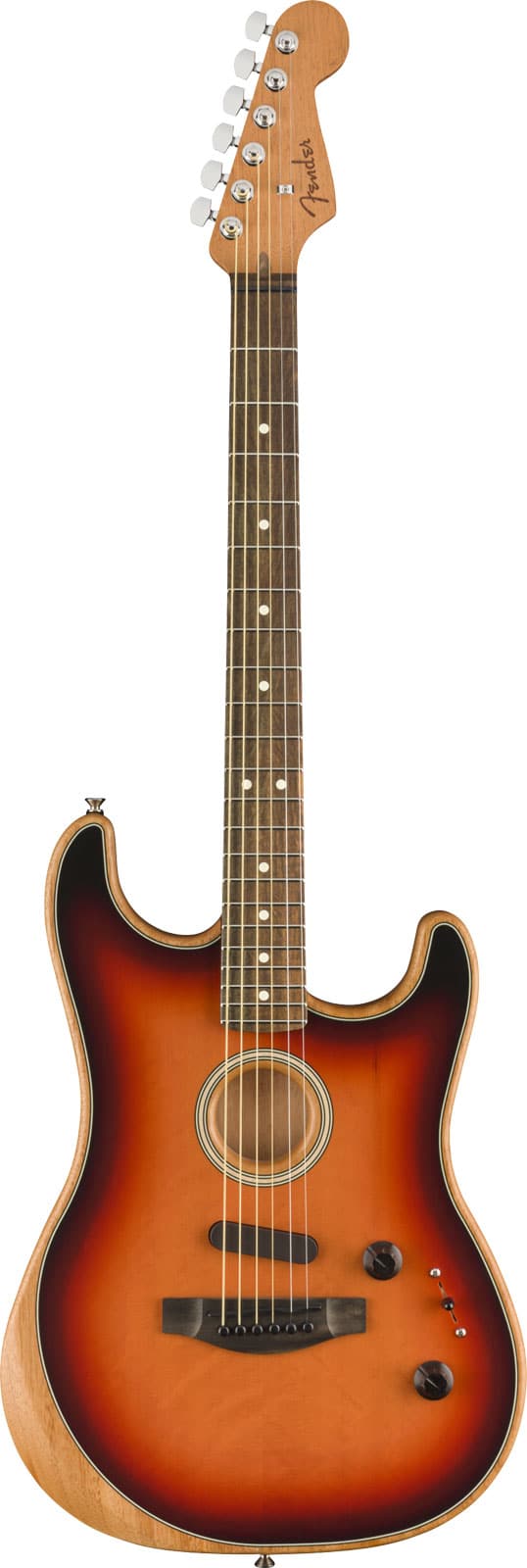 FENDER AMERICAN ACOUSTASONIC STRAT EBO, 3-COLOR SUNBURST