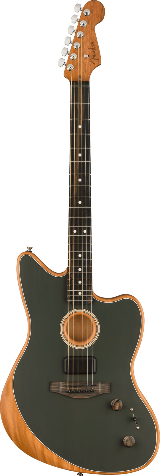 FENDER Jazzmaster American Acoustasonic Ebo Tungsten