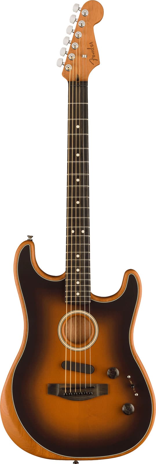 FENDER AMERICAN ACOUSTASONIC STRATOCASTER EBO 2-COLOR SUNBURST