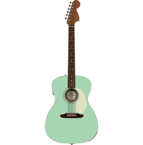 FENDER California Standard Monterey E Spruce Top IPG Surf Green