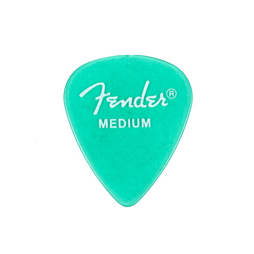 Fender Médiators California Clear, Medium, Surf Green, Par 12