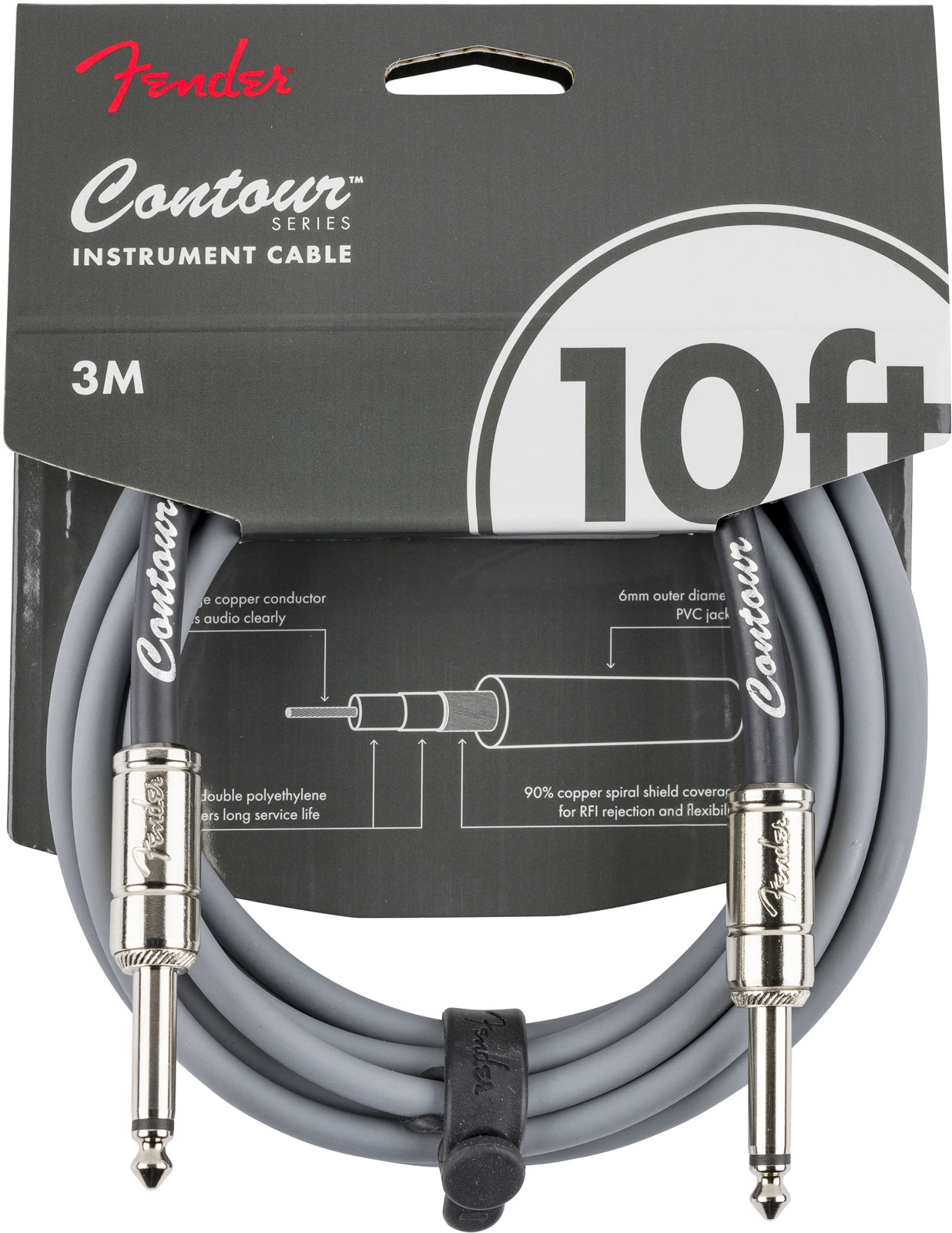 FENDER Contour 3m Inca Silver