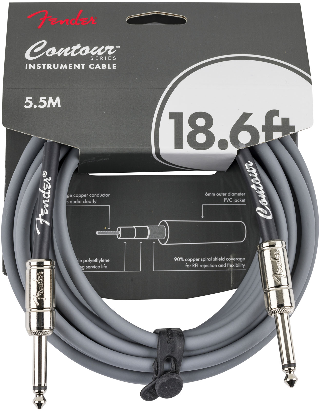 FENDER Contour 18.6' Cable, Inca Silver