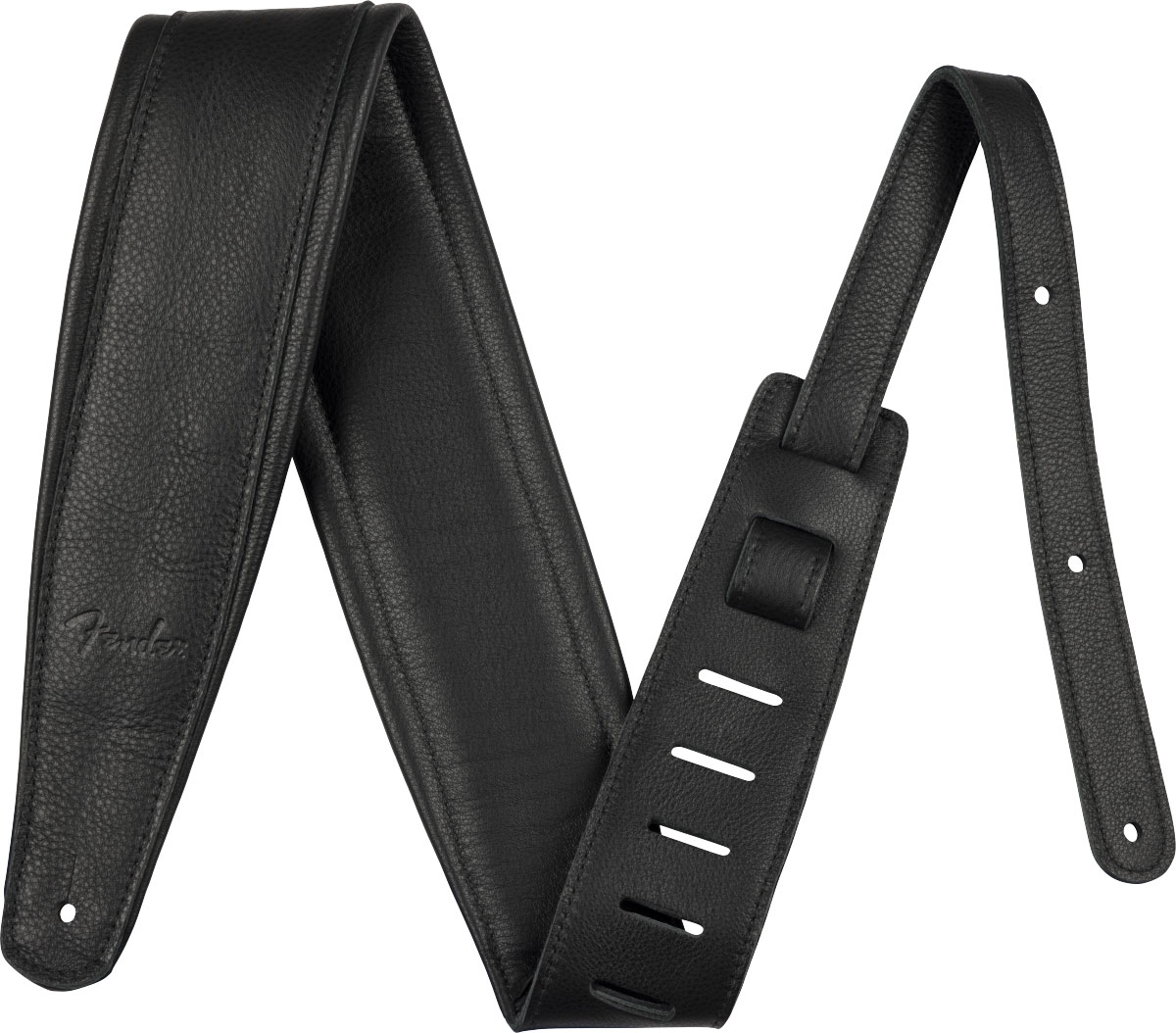 FENDER Leather Straps Black