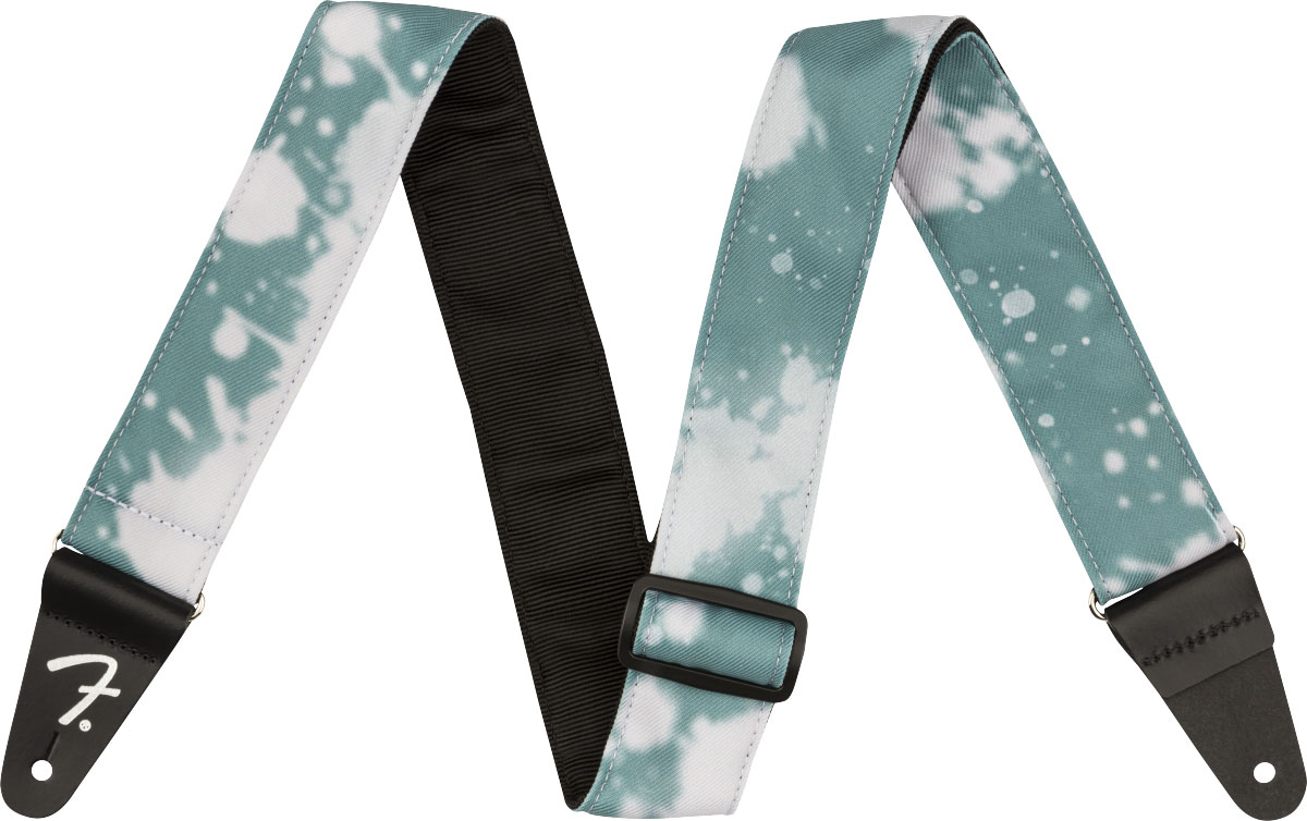 FENDER TIE DYE ACID WASH STRAP, TEAL