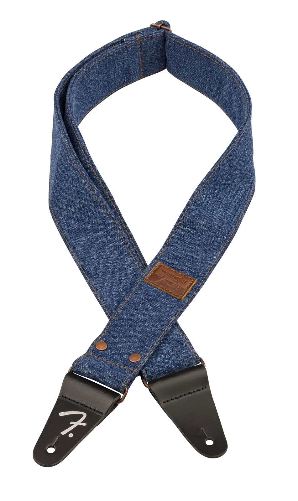 FENDER x Wrangler Riveted Denim Strap Indigo