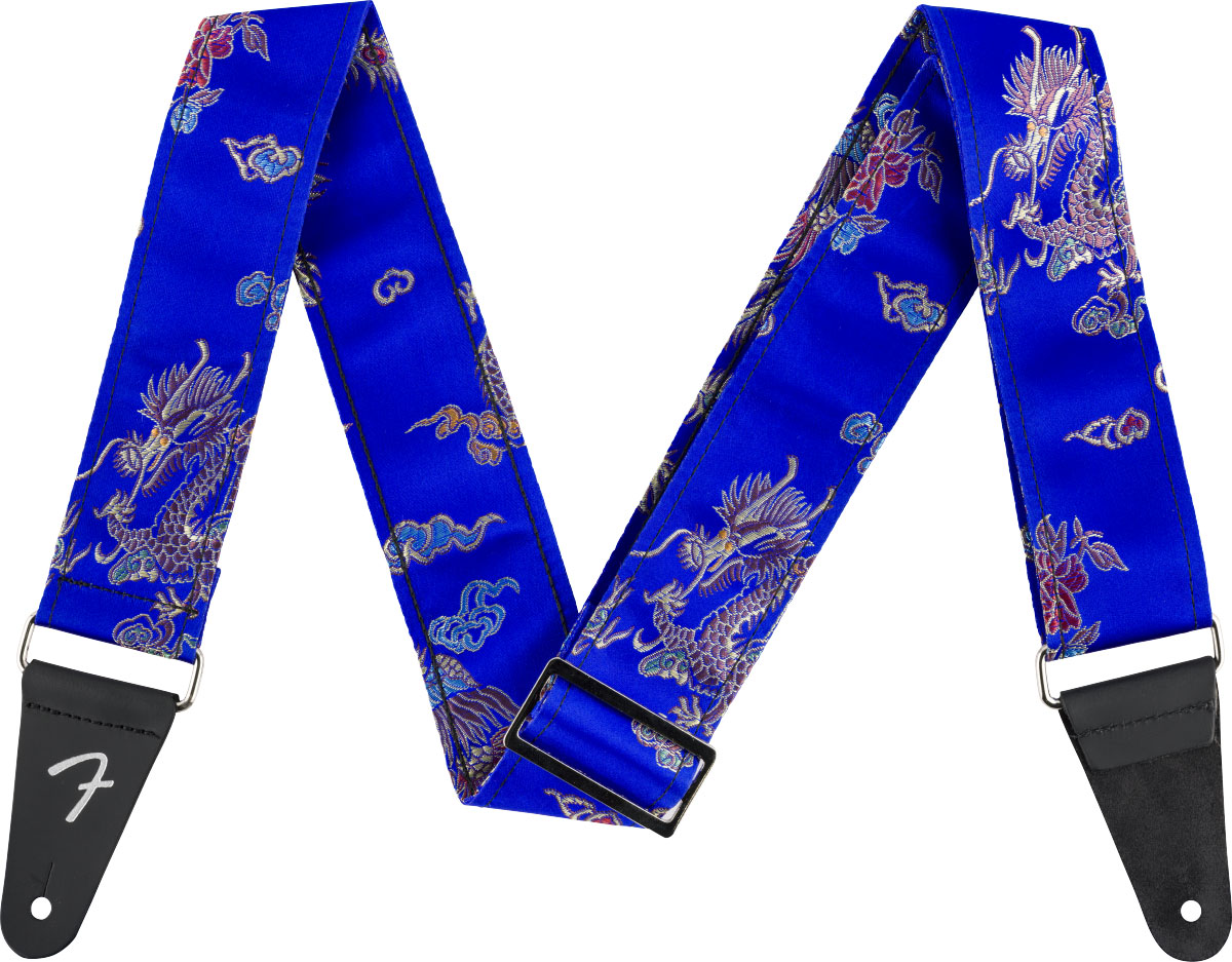 FENDER Satin Dragon Strap Royal Blue