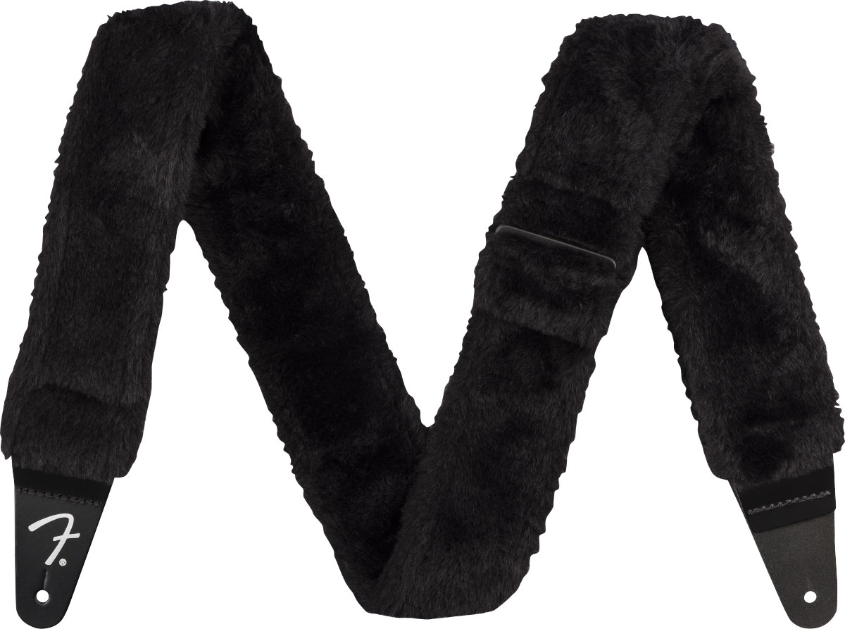 FENDER Poodle Plush Strap, Black
