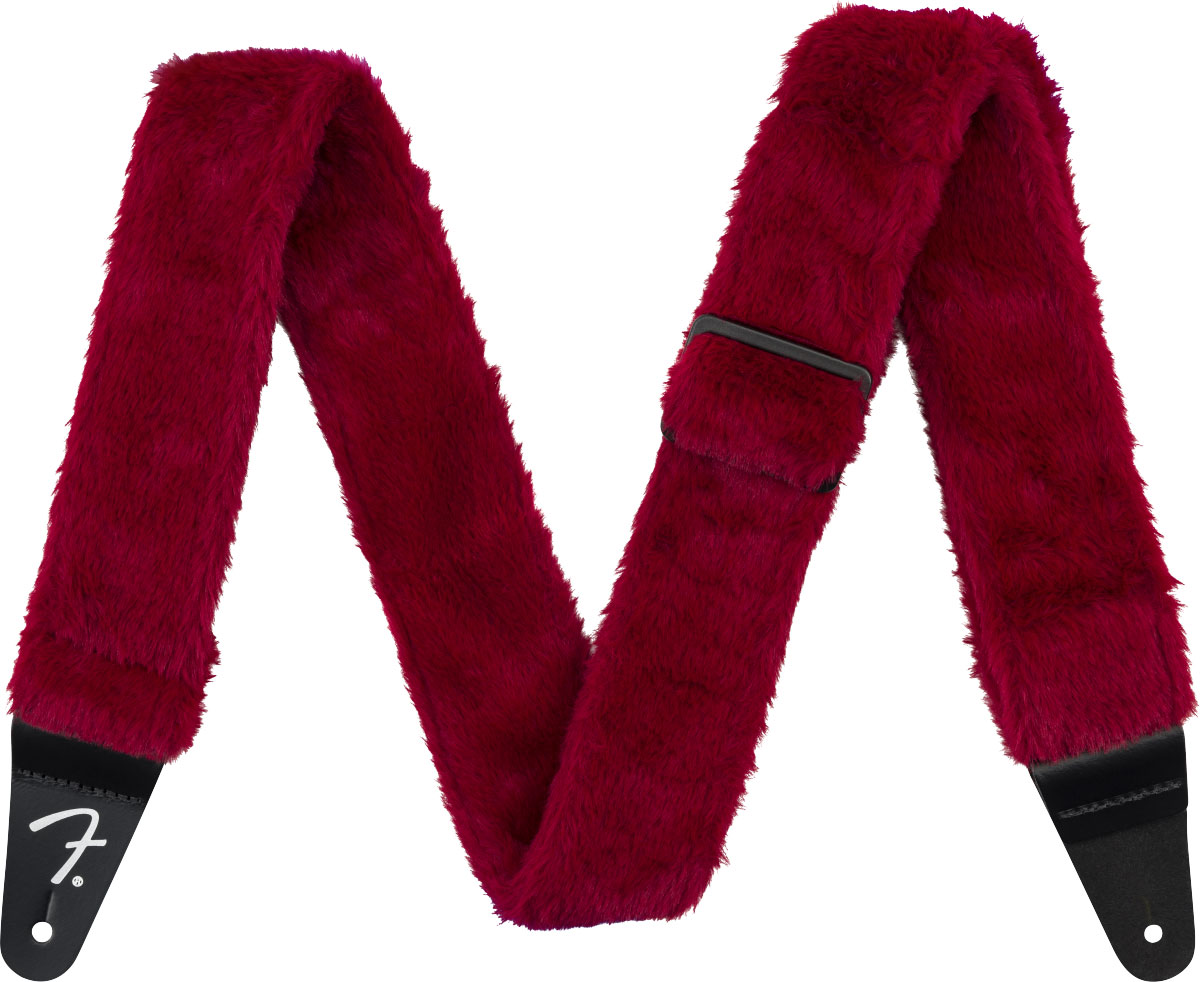 FENDER Poodle Plush Strap, Red