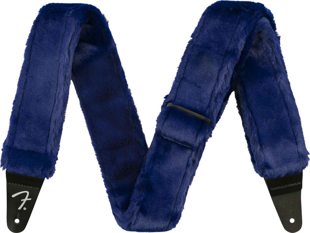 FENDER POODLE PLUSH STRAP, BLUE