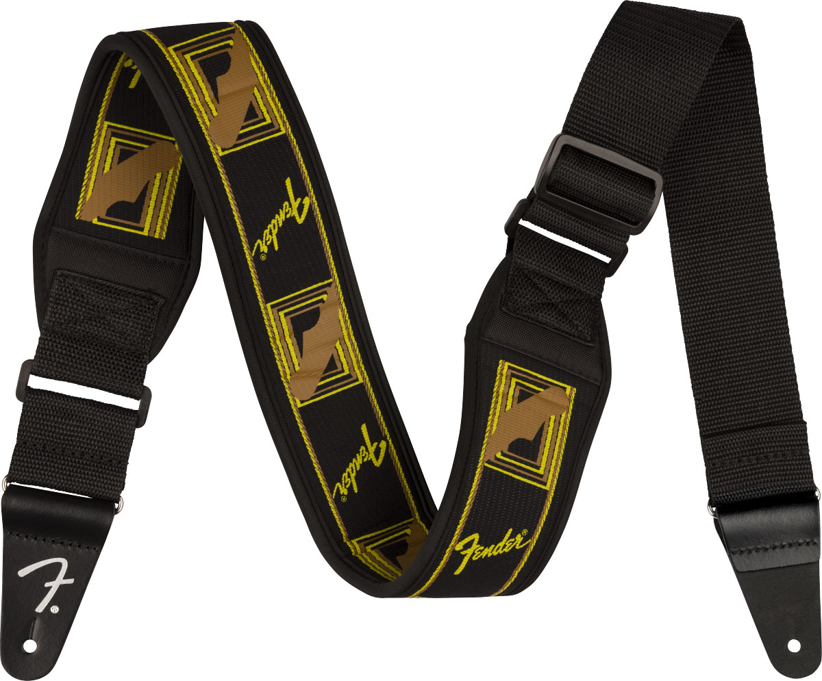 FENDER SWELL NEOPRENE LOGO STRAP, 2.5