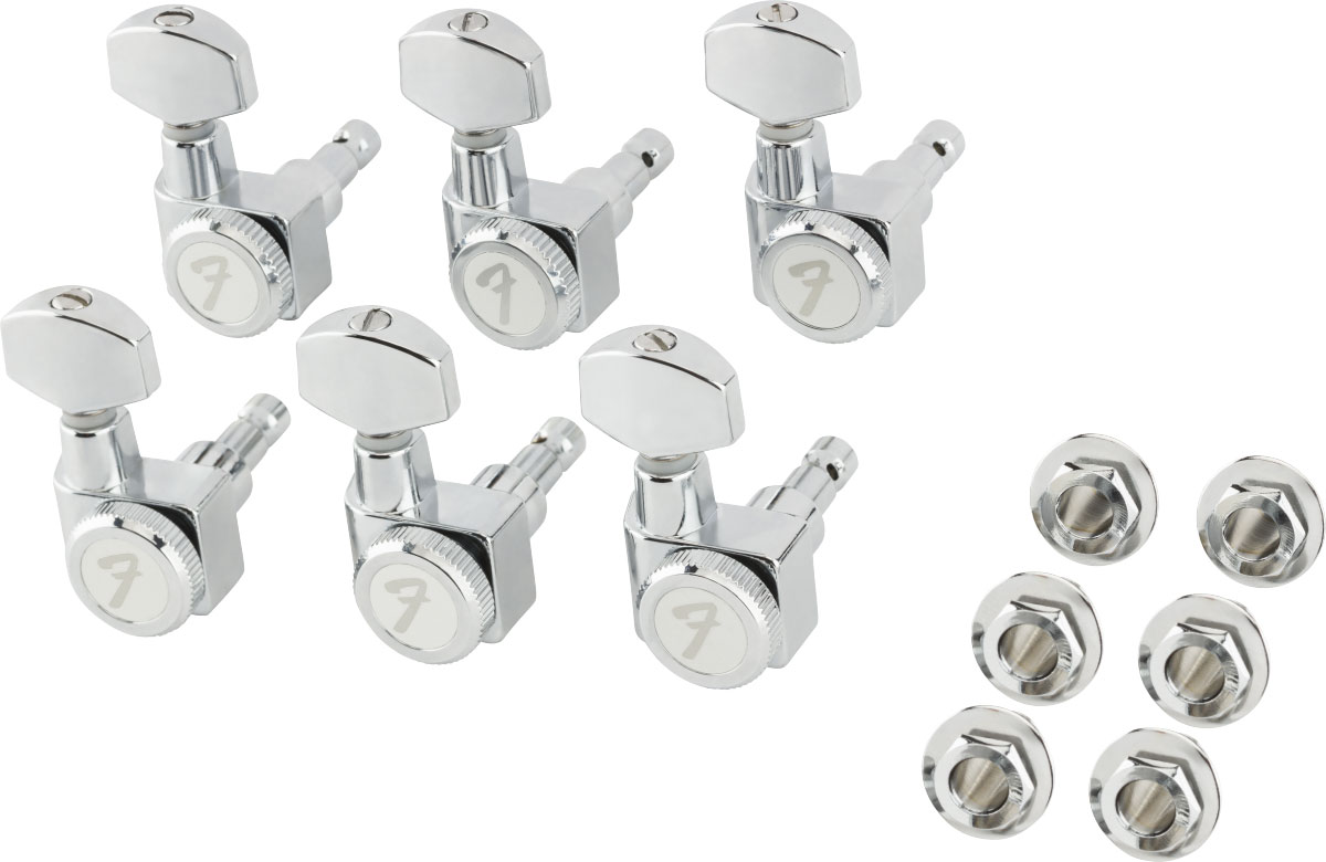 FENDER LOCKING TUNERS ALL SHORT CHROME