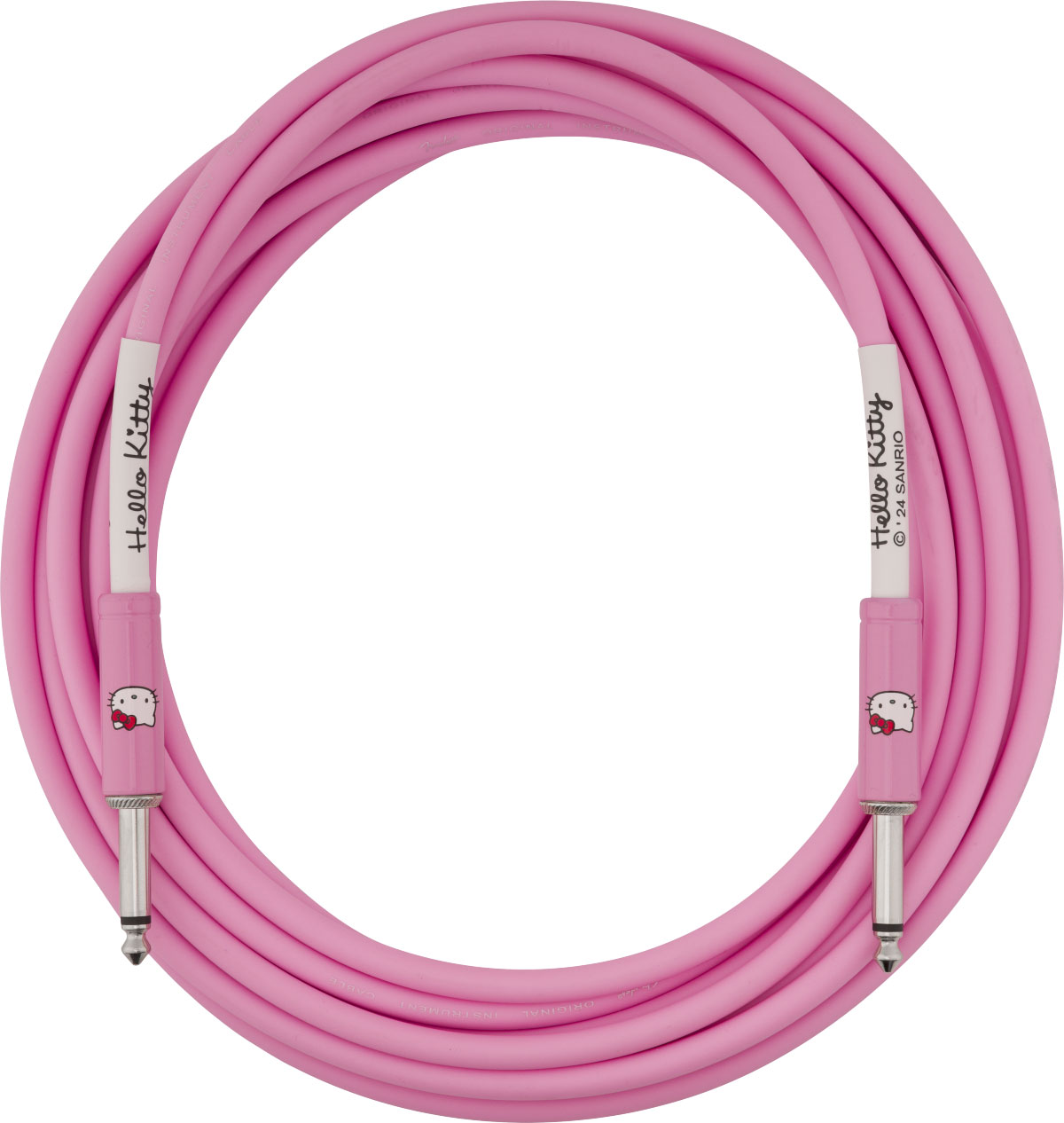 FENDER FENDER X Hello Kitty 18.6' INSTRUMENT CABLE, PINK