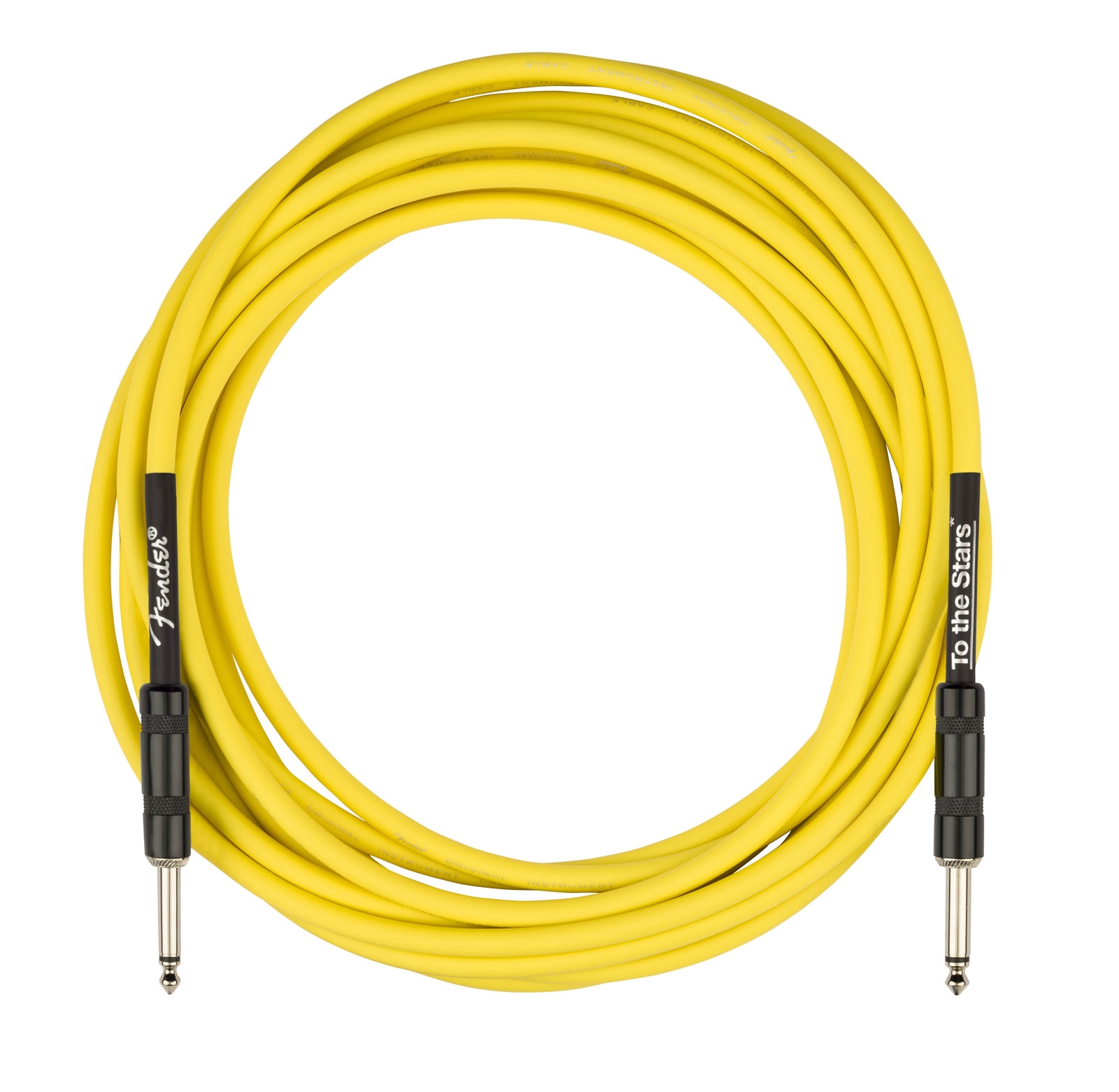 FENDER Tom Delonge 18.6' To The Stars Instrument Cable Graffiti Yellow