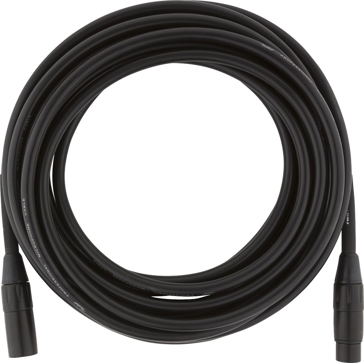 PROFESSIONAL MICROPHONE CABLE, 25', BLACK