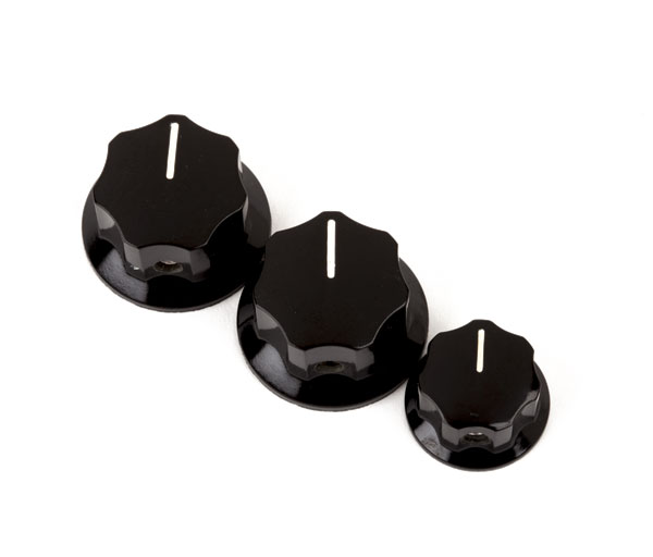 FENDER JAZZ BASS KNOBS (3)