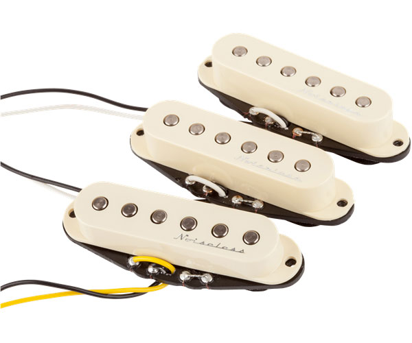 FENDER HOT NOISELESS STRAT PICKUPS, (3)