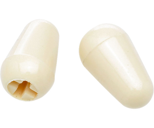FENDER STRATOCASTER SWITCH TIPS, AGED WHITE (2)