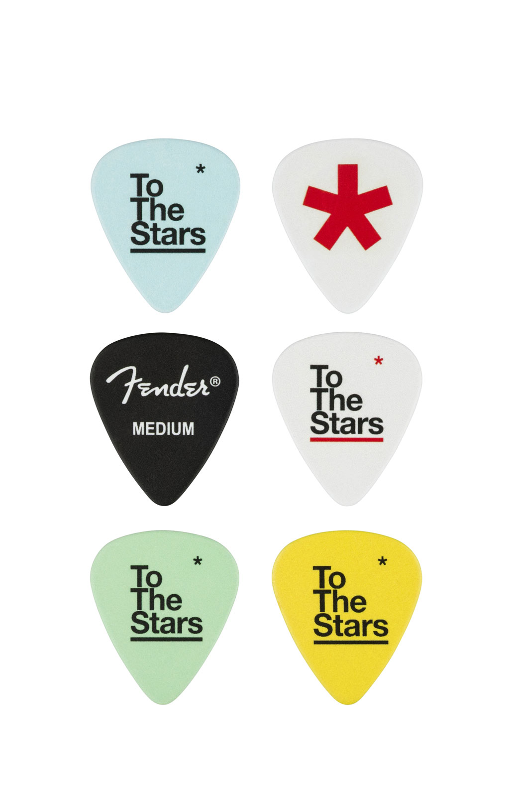 FENDER TOM DELONGE 351 CELLULOID PICKS (6)