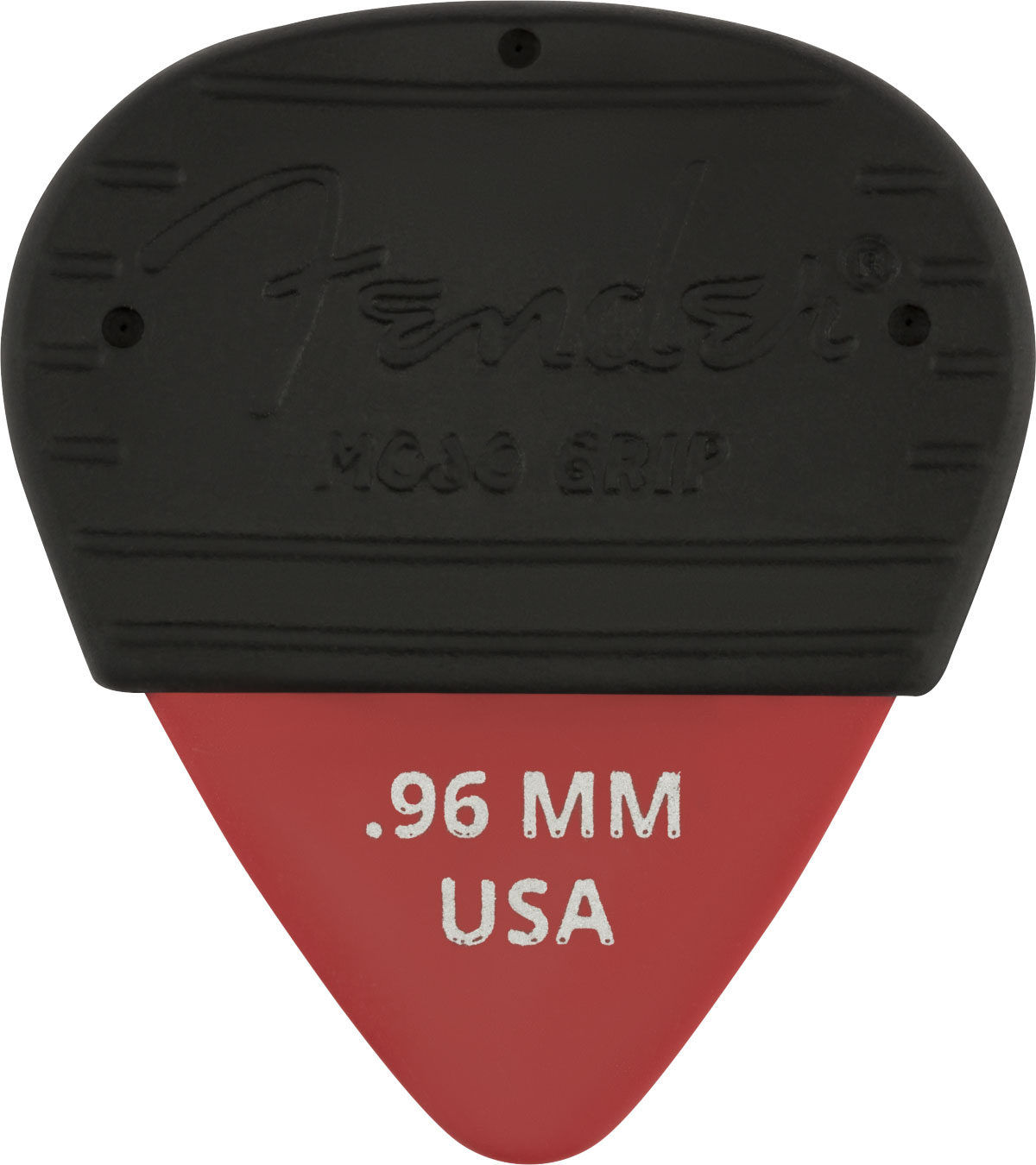 FENDER Mojo Grip Picks, Dura-Tone Delrin .96, 3 Pack