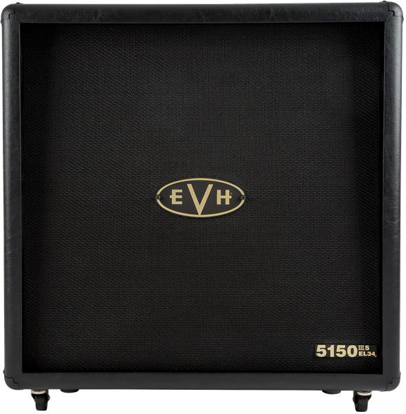 EVH 5150IIIS EL34 4X12 CABINET, BLACK AND GOLD