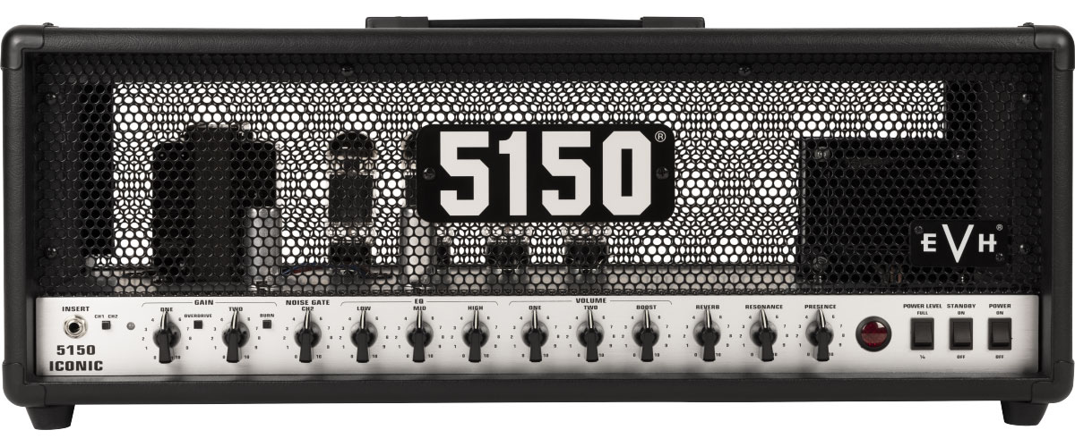 EVH 5150 ICONIC SERIES 80W HEAD, BLACK, 230V EUR