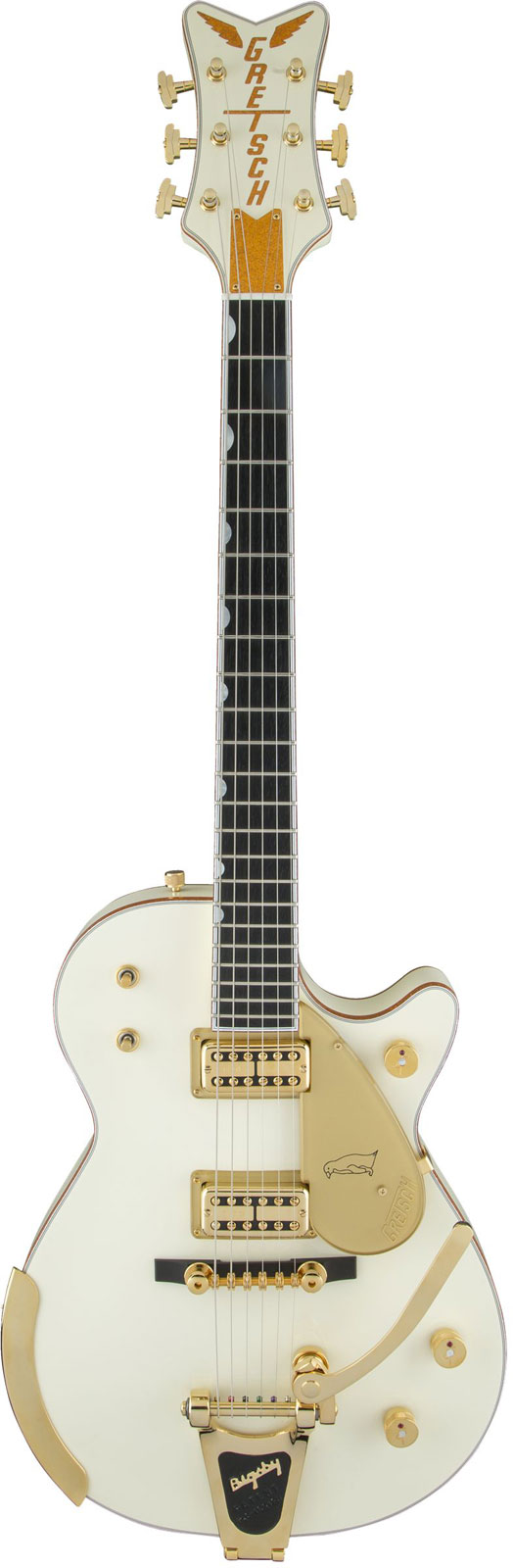 GRETSCH GUITARS G6134T-58 VINTAGE SELECT '58 PENGUIN WITH BIGSBY, TV JONES, VINTAGE WHITE