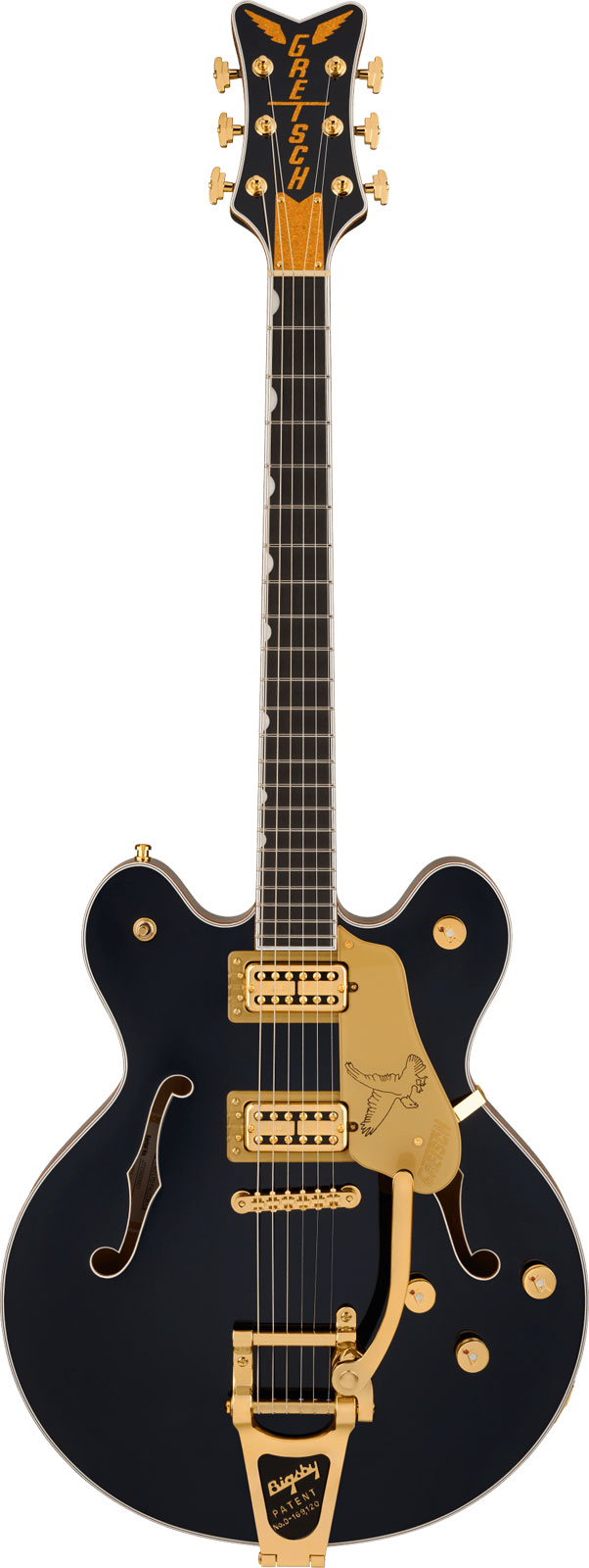 GRETSCH GUITARS Falcon Center Block LTD with String-Thru Bigsby and Gold Hardware EBO Midnight Sapphire