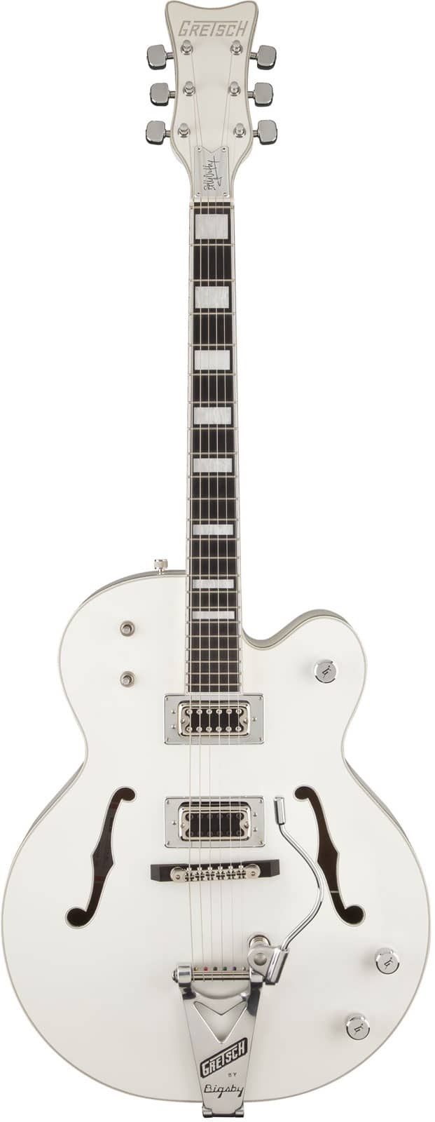 GRETSCH GUITARS G7593T BILLY DUFFY SIGNATURE FALCON WITH BIGSBY EBO, WHITE, LACQUER