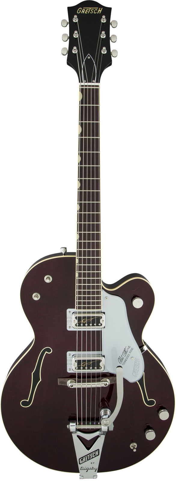Gretsch G6119t-62ge Golden Era Tennessee Rose Bigsby Dark Cherry Stain + Etui