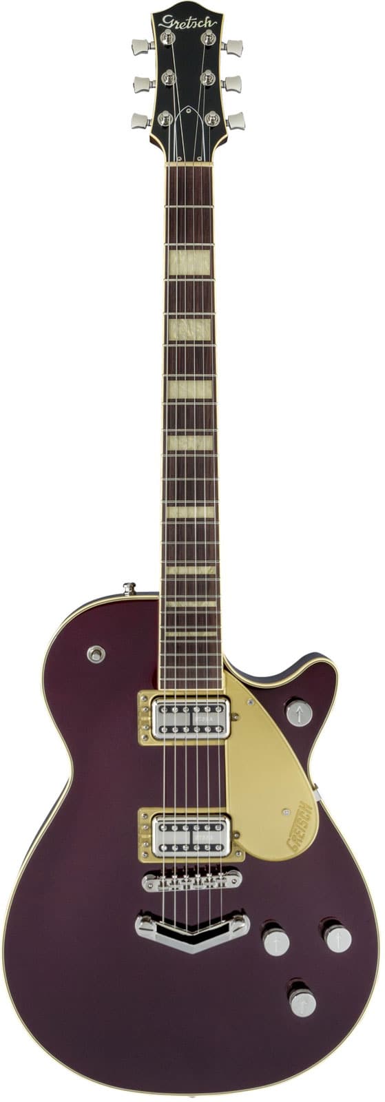 GRETSCH GUITARS G6228 PLAYERS EDITION JET BT WITH V-STOPTAIL RW, DARK CHERRY METALLIC