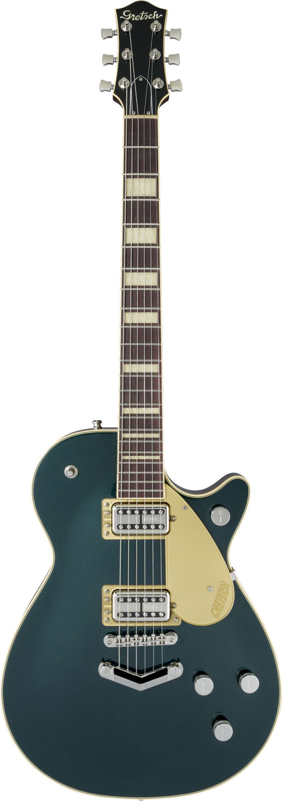 GRETSCH GUITARS G6228 PLAYERS EDITION JET BT WITH V-STOPTAIL RW, CADILLAC GREEN