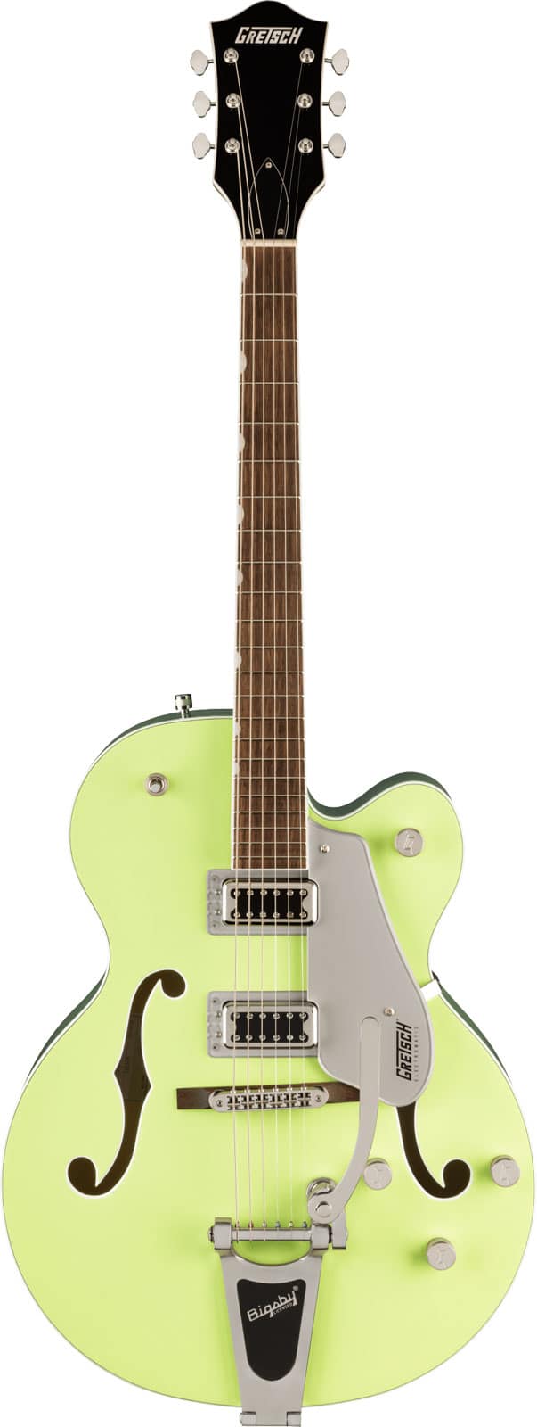 GRETSCH GUITARS G5420T ELECTROMATIC CLASSIC HOLLOW BODY SINGLE-CUT WITH BIGSBY, LRL, TWO-TONE ANNIVERSARY GREEN