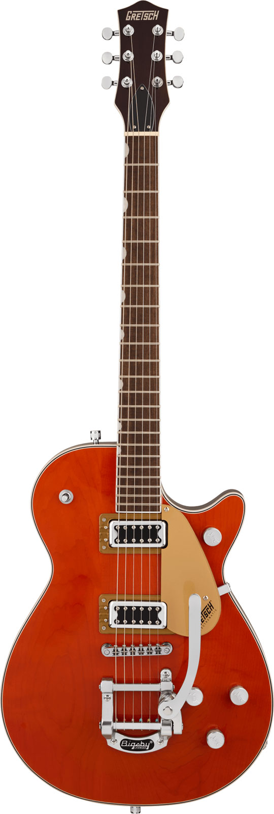 GRETSCH GUITARS G5230T Electromatic Jet FT Single-Cut with Bigsby LRL Orange Stain