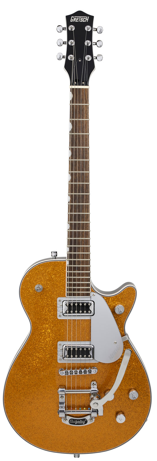 GRETSCH GUITARS G5230T Electromatic Sparkle Jet Ft Single-Cut With Bigsby Lrl Gold Sparkle